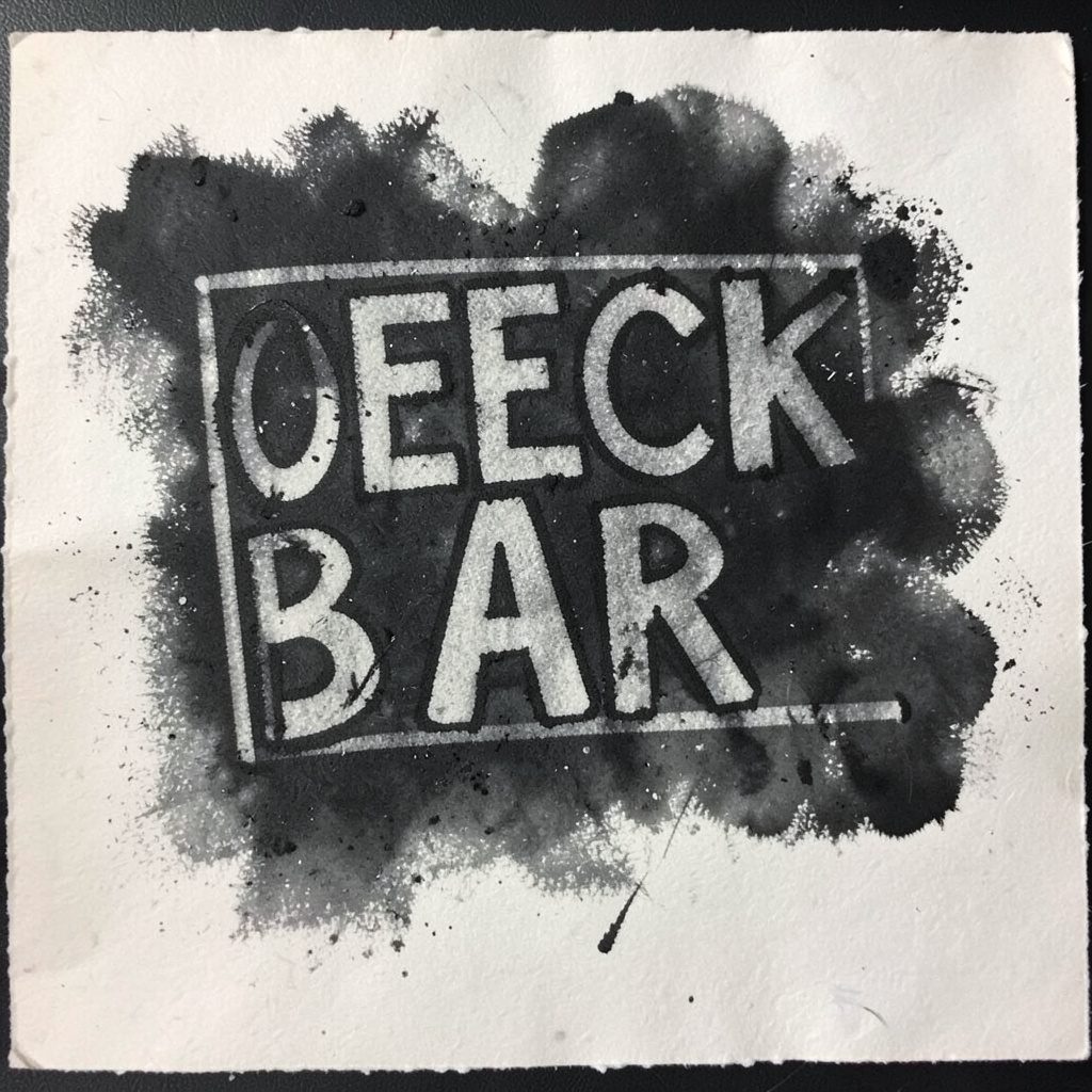 Charcoal sketch of a chunky disposable vape in soft pink and gray tones, rough shading with a single golden accent.